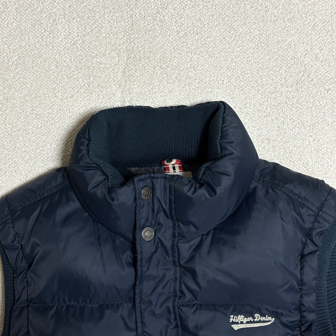 타미힐피거 데님 다운 패딩 조끼 상품이미지5