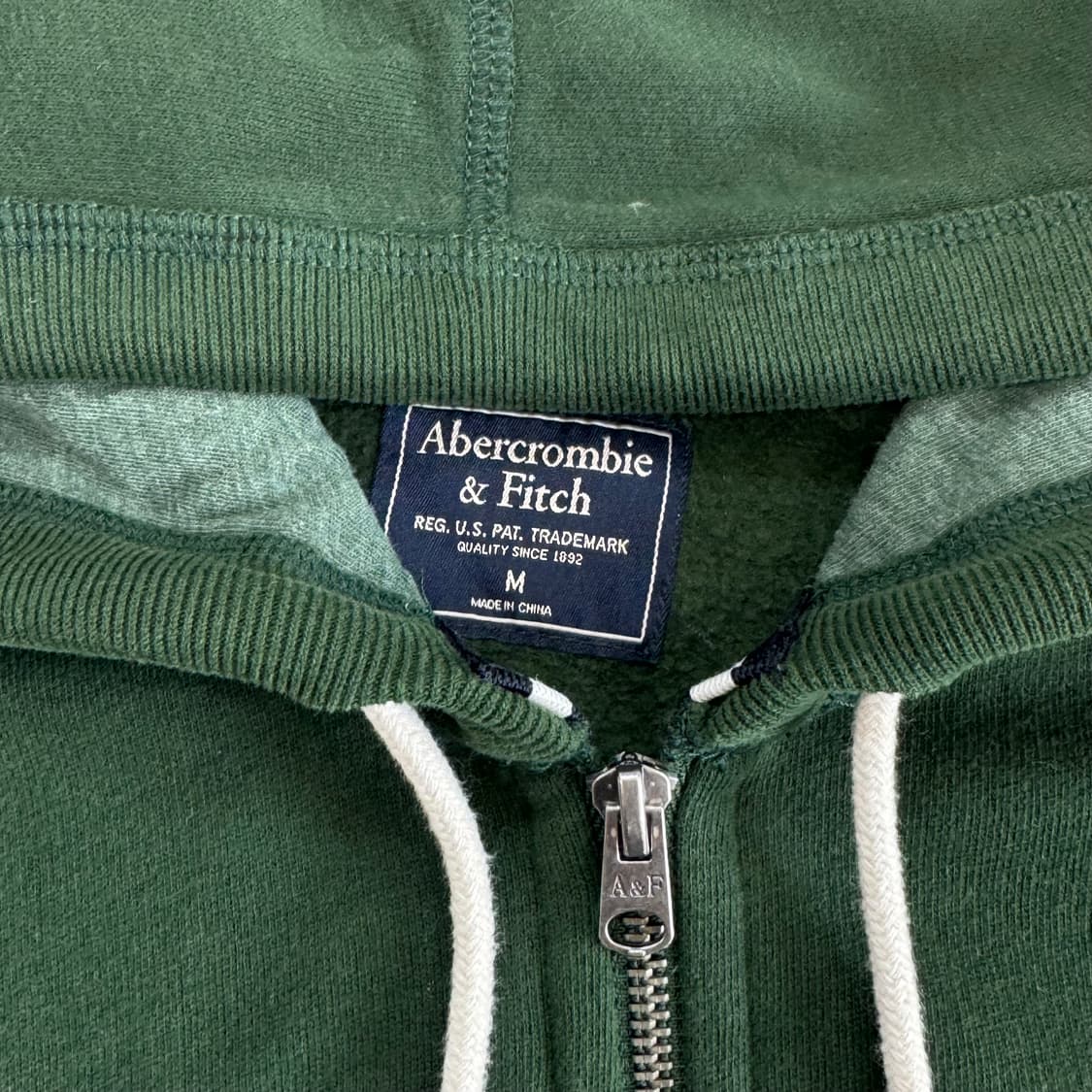Abercrombie 아베크롬비 그린 후드집업 상품이미지5