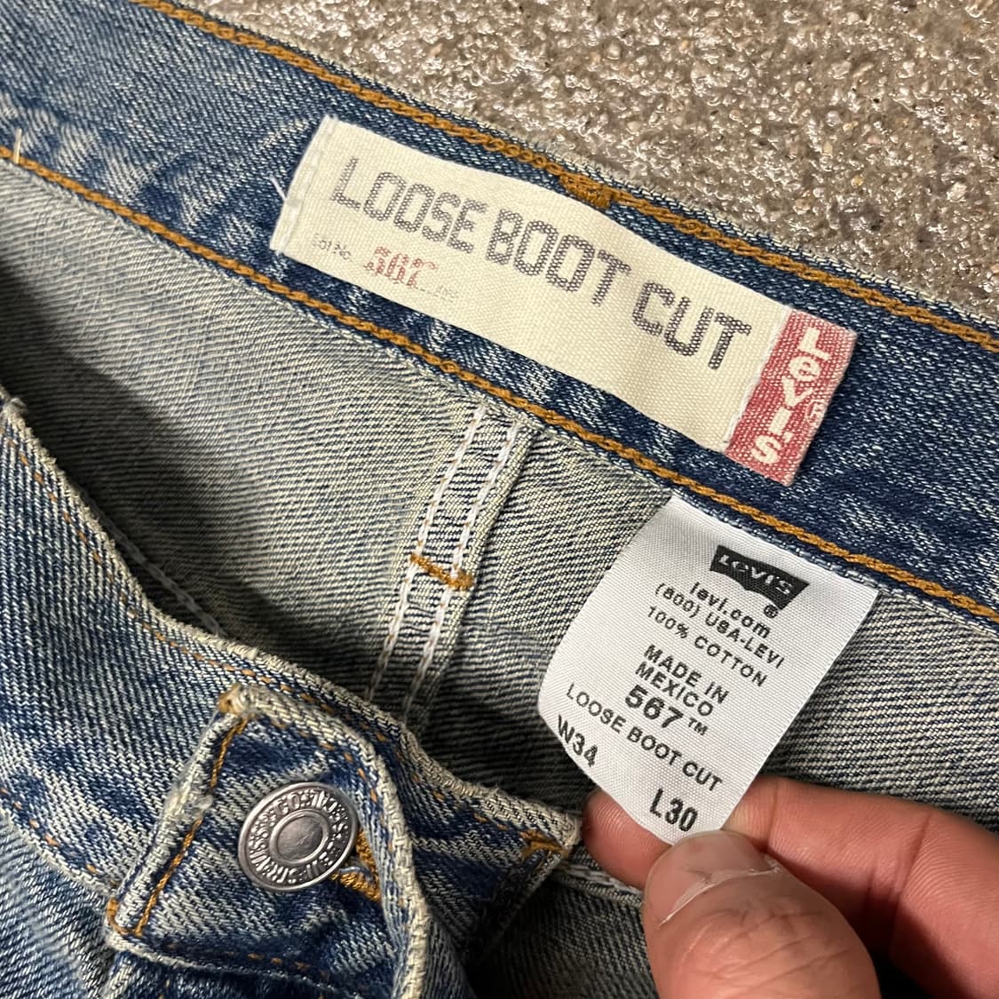 00s Levis567 루즈 부츠컷 (34“) 상품이미지7