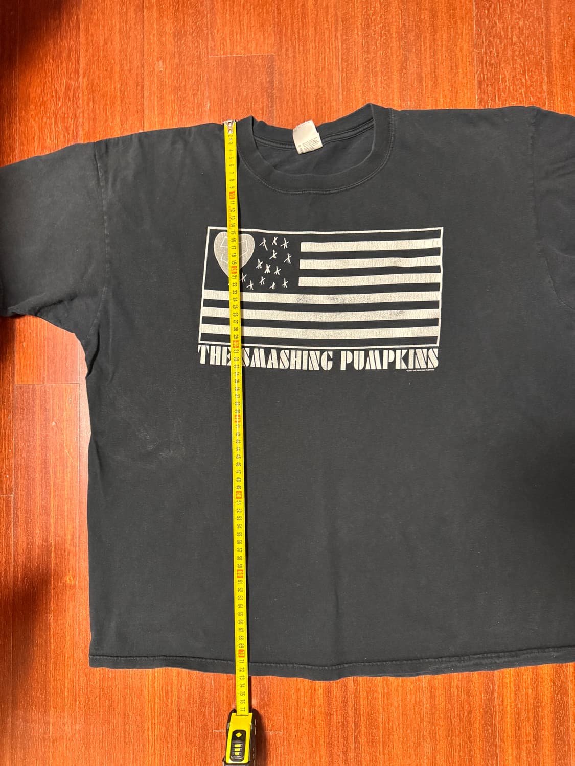 [XXL] 00s Smashing Pumpkins 성조기 밴드티 상품이미지7