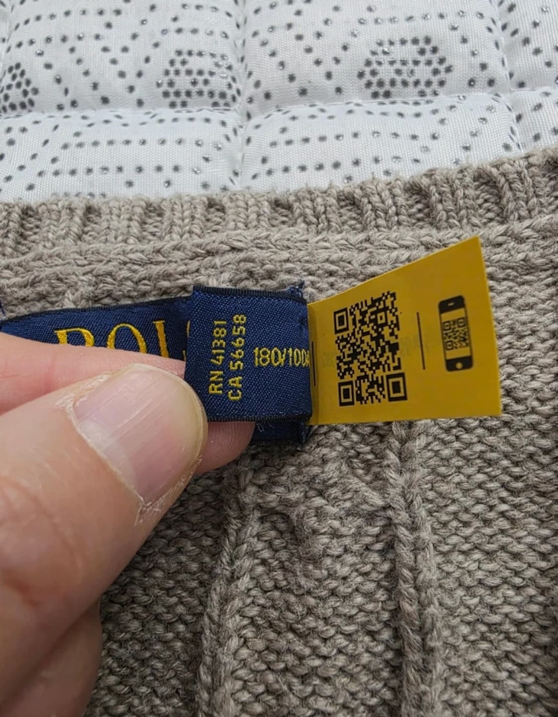 폴로 랄프로렌 케이블 니트 조끼 신형 100 상품이미지6