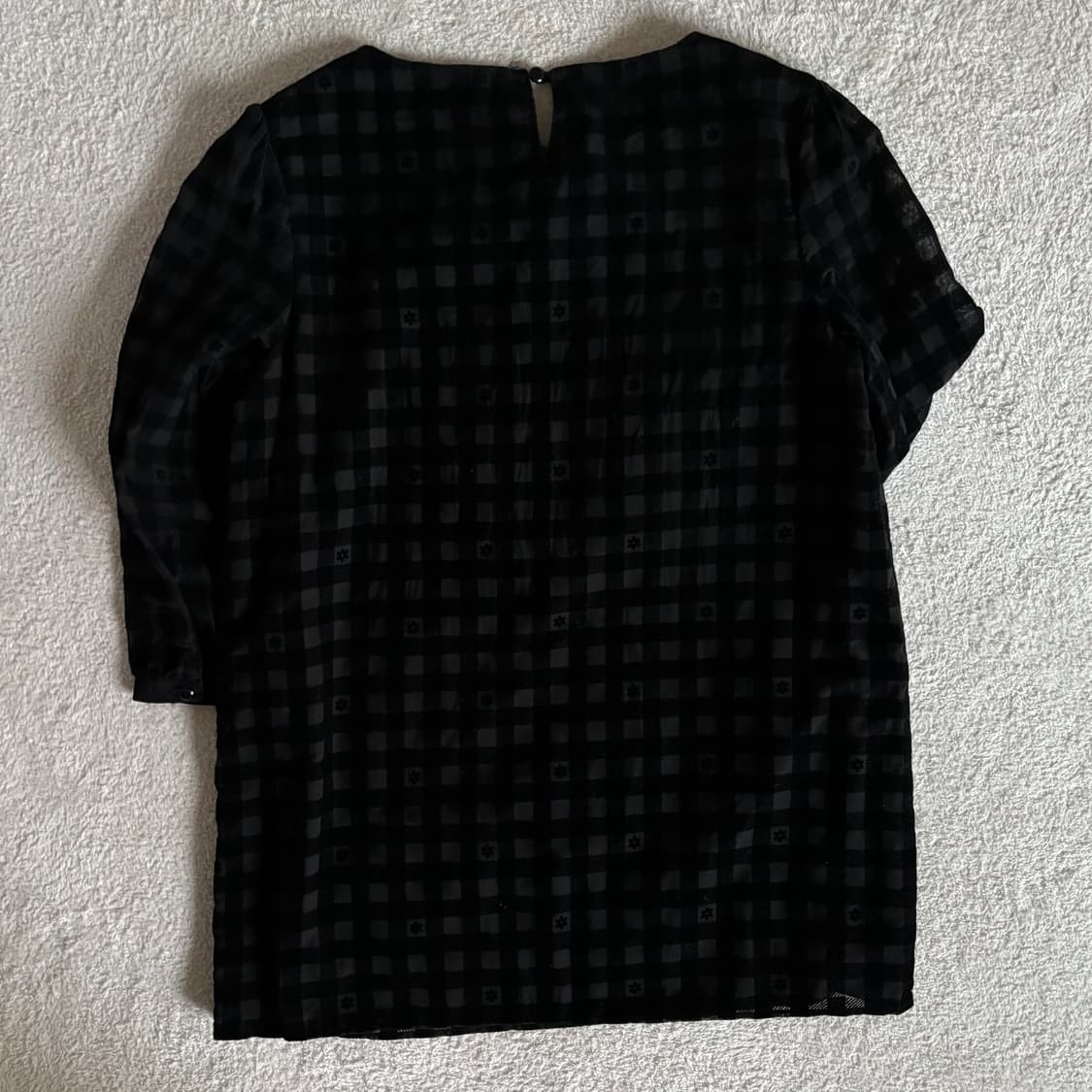 일본빈티지 갤러리 비스콘티 고딕 체크 탑 상품이미지6