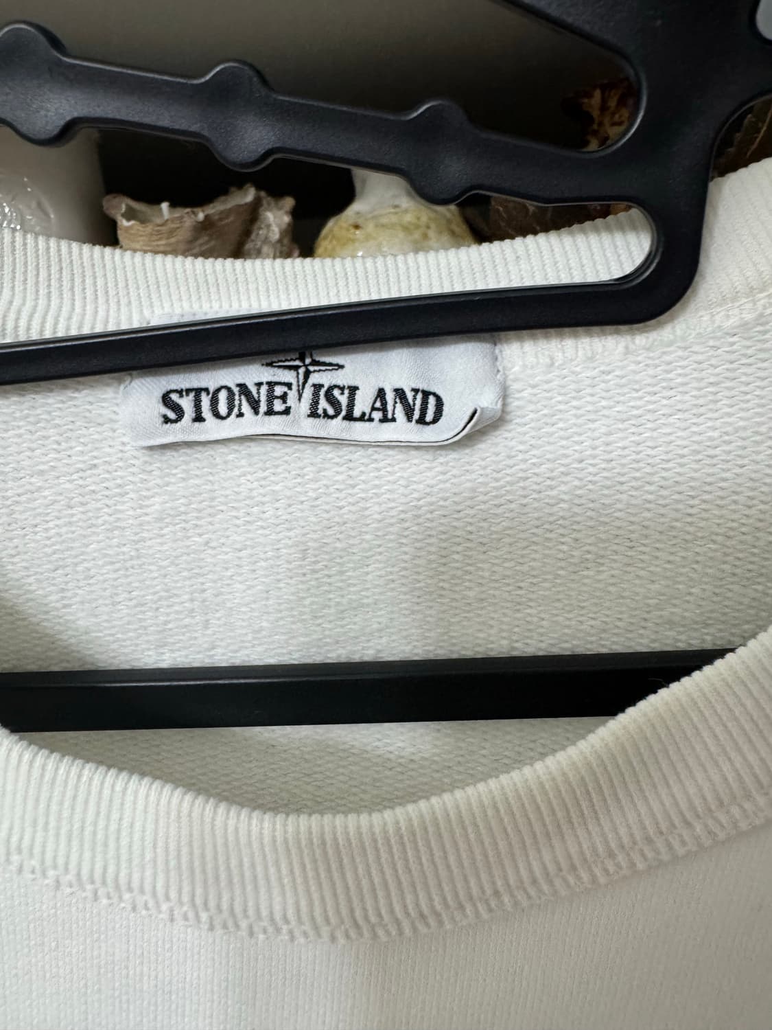 스톤아일랜드 맨투맨 아이보리 와펜 스웻셔츠 L 정품 상품이미지2