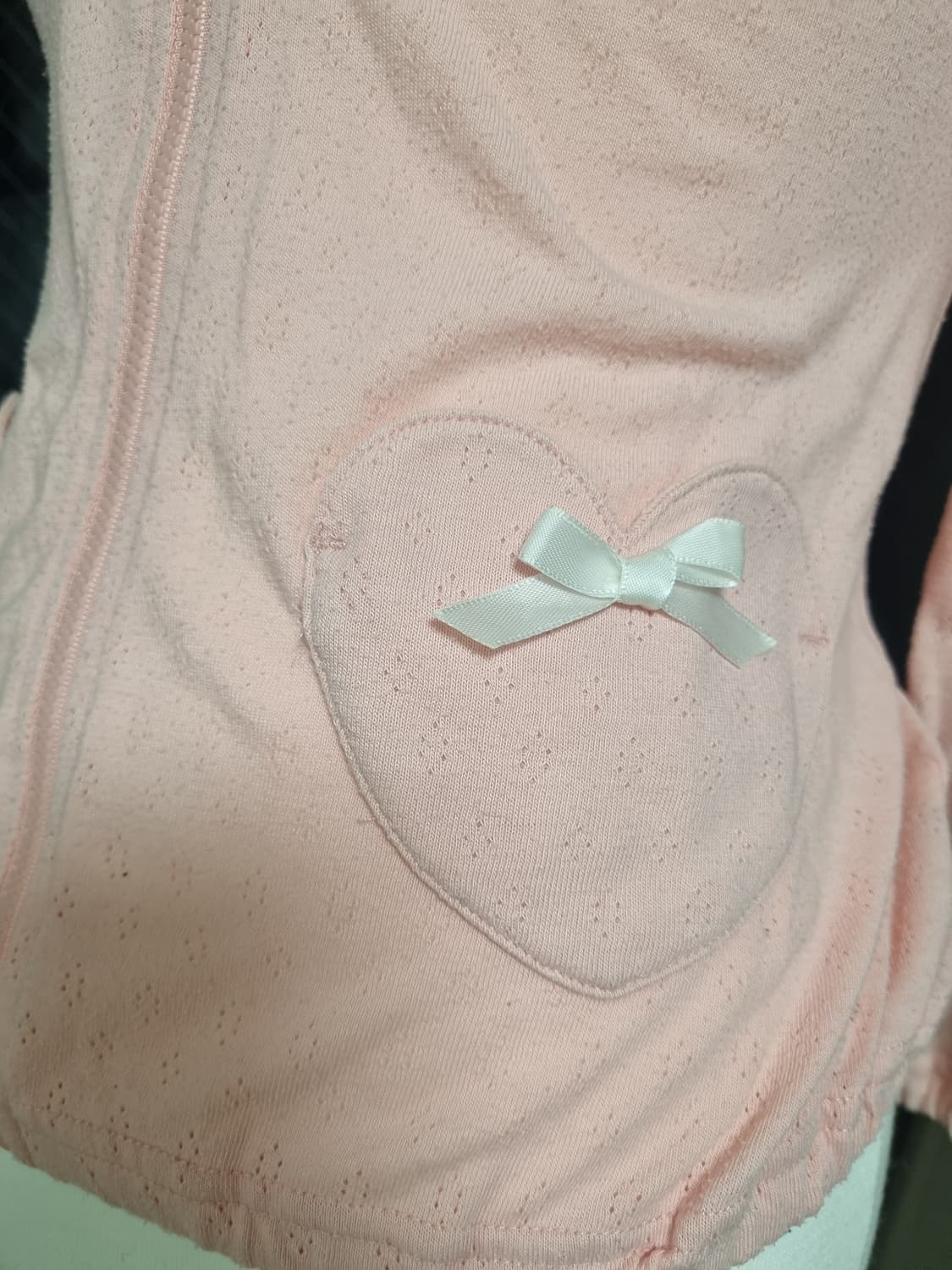 히메갸루 리본 하트포켓 후드집업 리즈리사 엑시즈팜 트랄라라 잉그니 상품이미지5