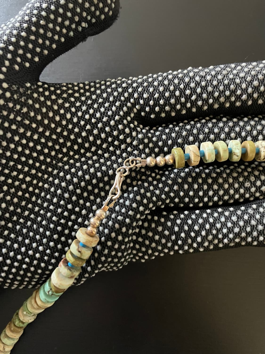 오리지널 나바호 터키석 925실버 목걸이 상품이미지2