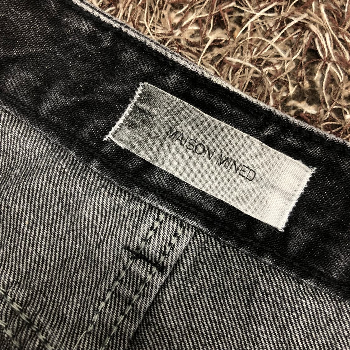 메종미네드 포인티드 와이드 데님 팬츠 상품이미지6