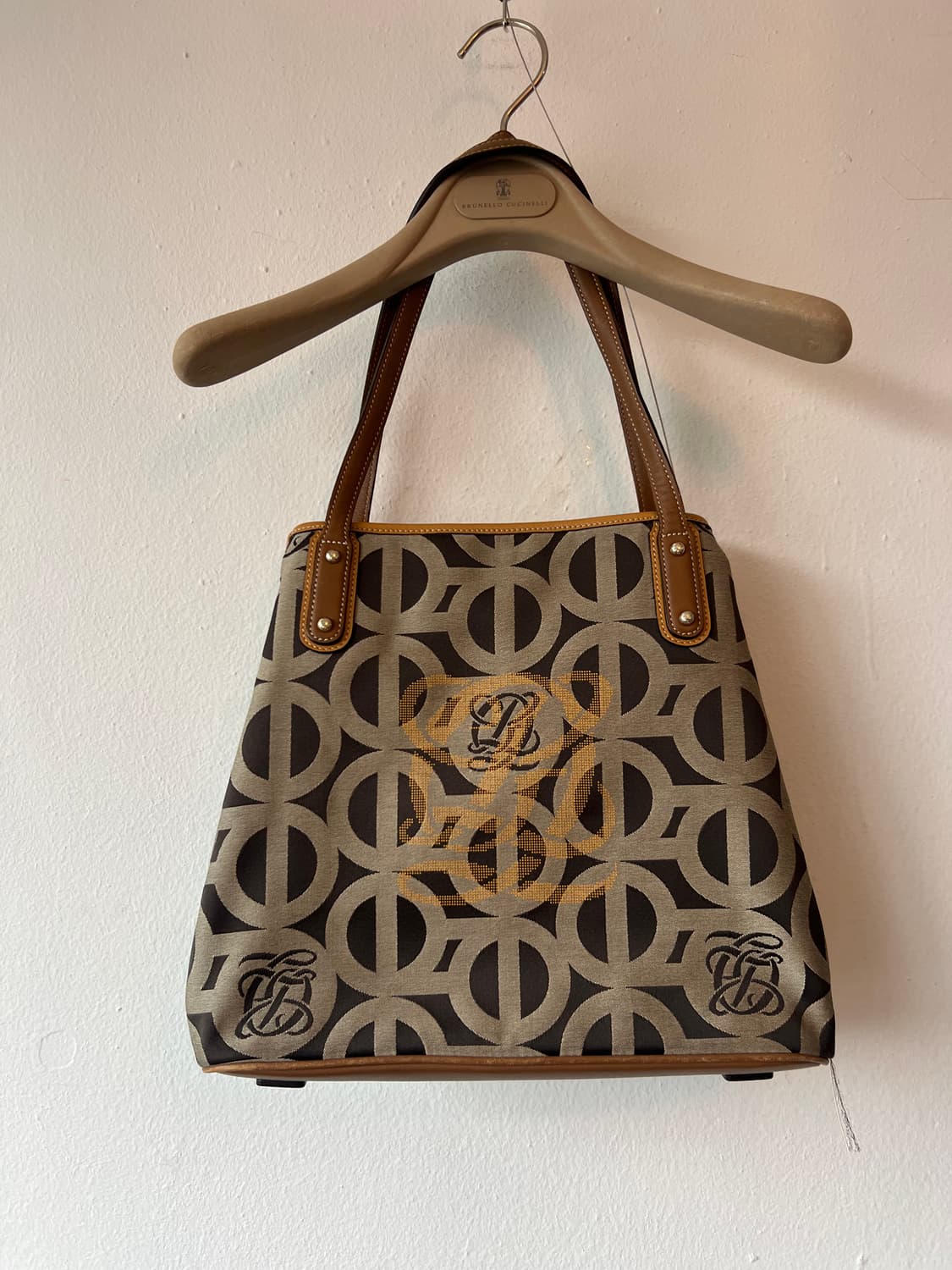 루이까또즈 브라운 로고 숄더백 쇼퍼백 상품이미지3