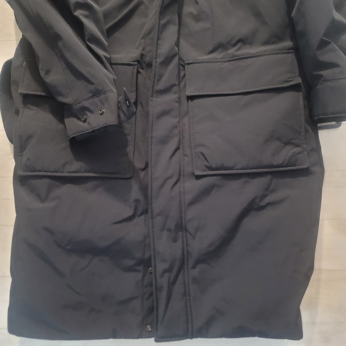 메종미네드 블랙 더블 롱 구스 다운 S 상품이미지3