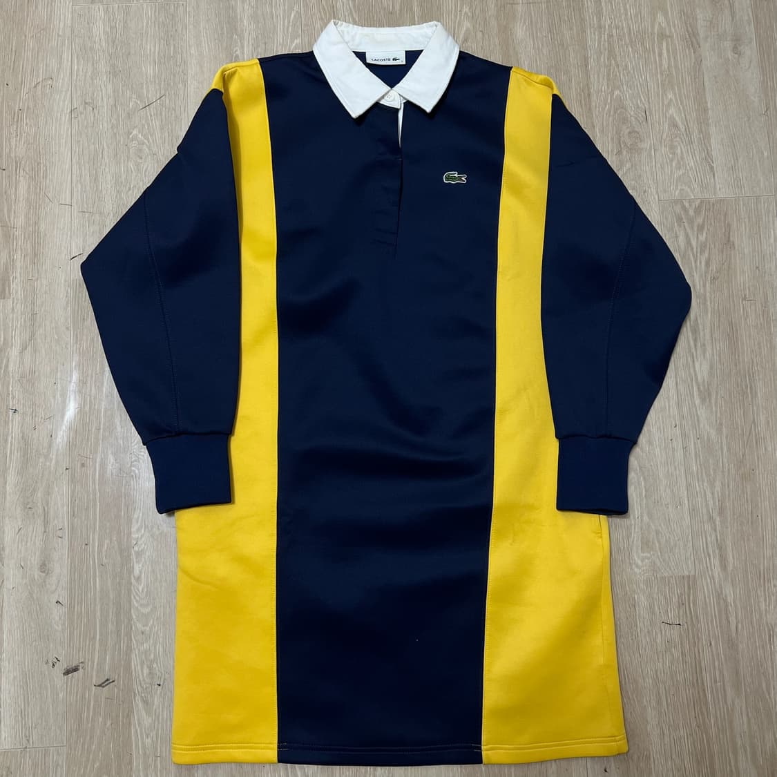 라코스테 여성 로고 카라 원피스 S/90  상품이미지1