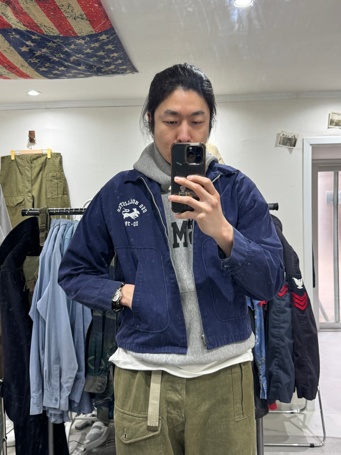 70s 벨바쉰 USS 홀리스터 유틸리티 자켓 상품이미지9