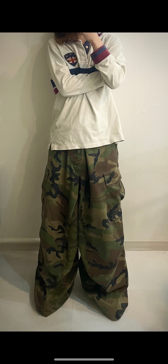 Super Wide Camouflage Pants 상품이미지4