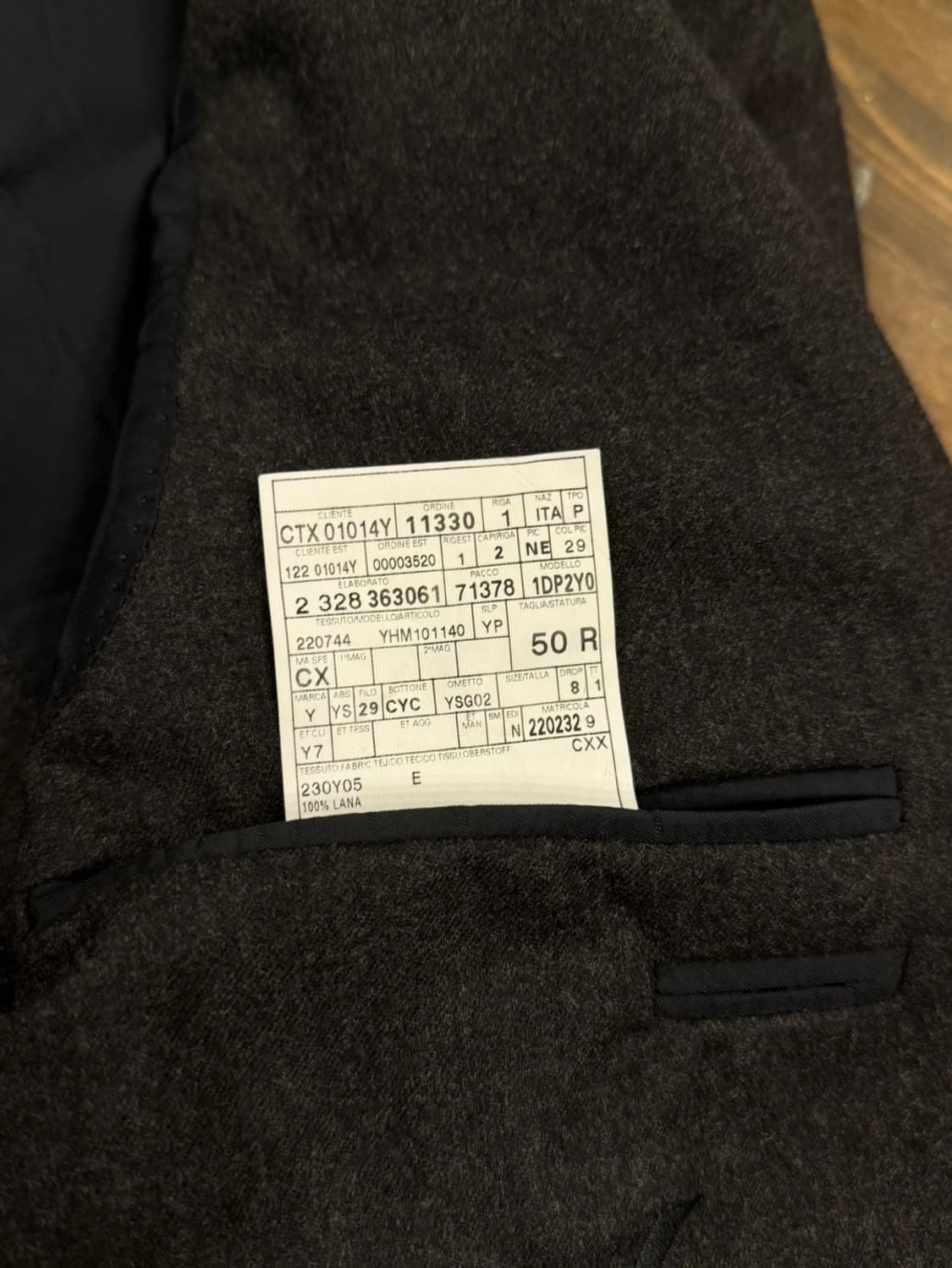 이브생로랑 by스테파노필라티 테일러드자켓 남성100 상품이미지9