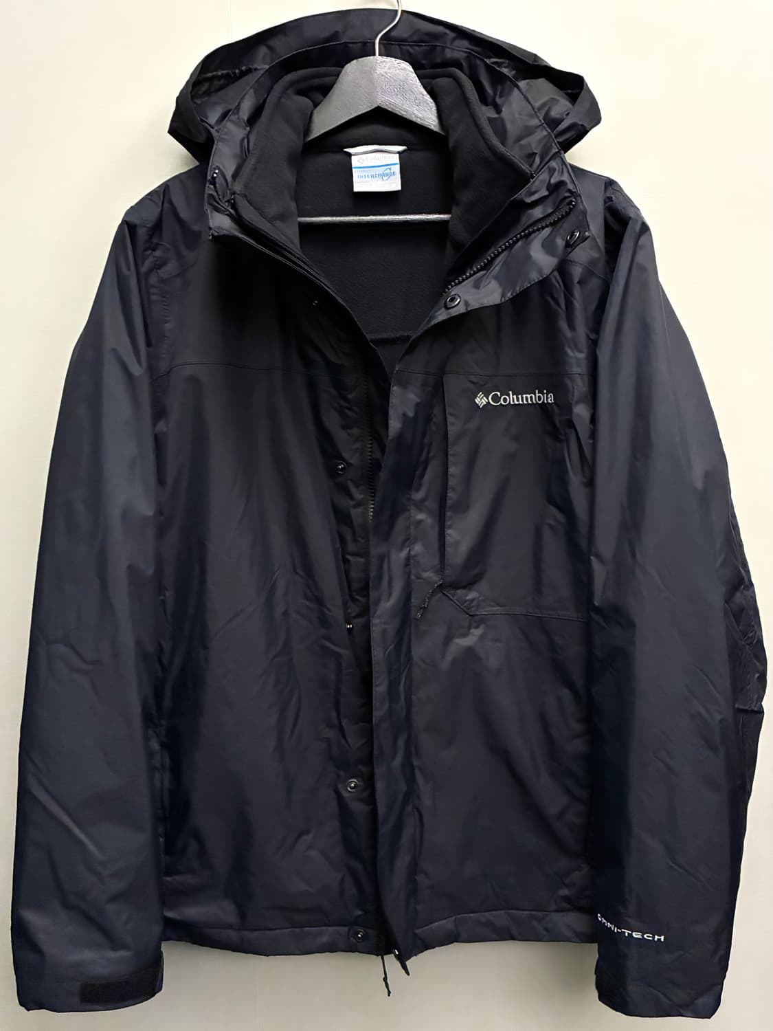 (M~L)컬럼비아 2 in 1 팁톤 피크 옴니테크 플리스 바람막이 점퍼 상품이미지9