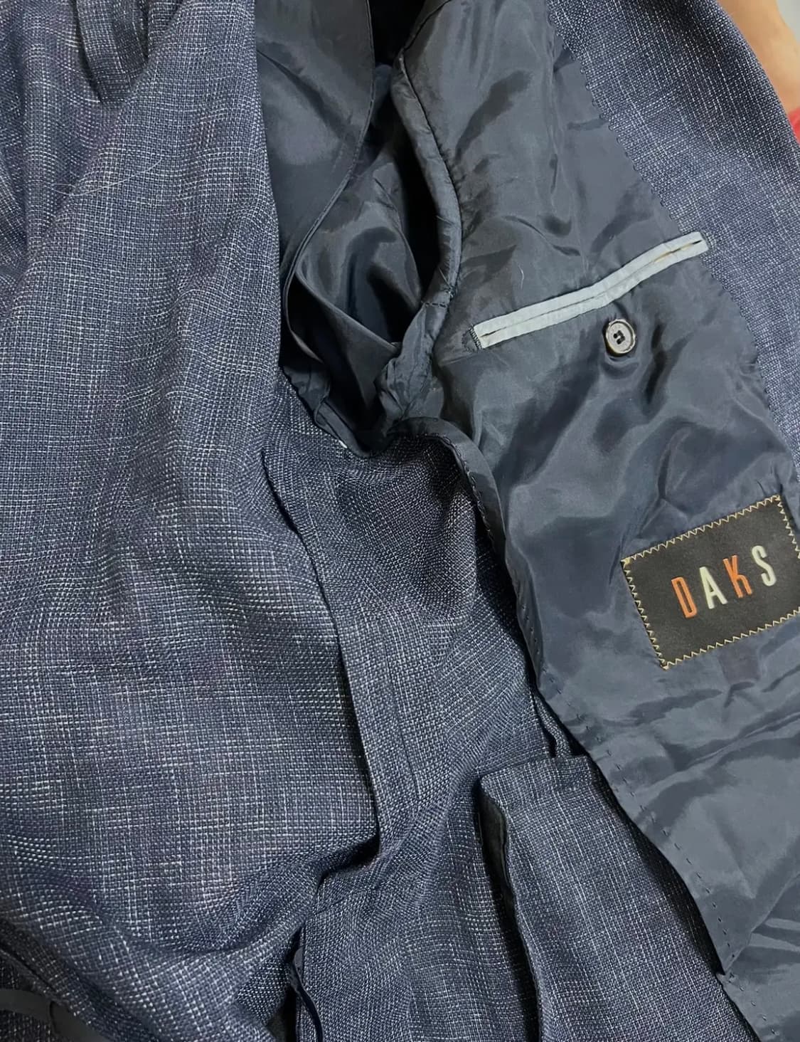 닥스 남성 네이비 울코튼자켓 97-82-165 상품이미지6