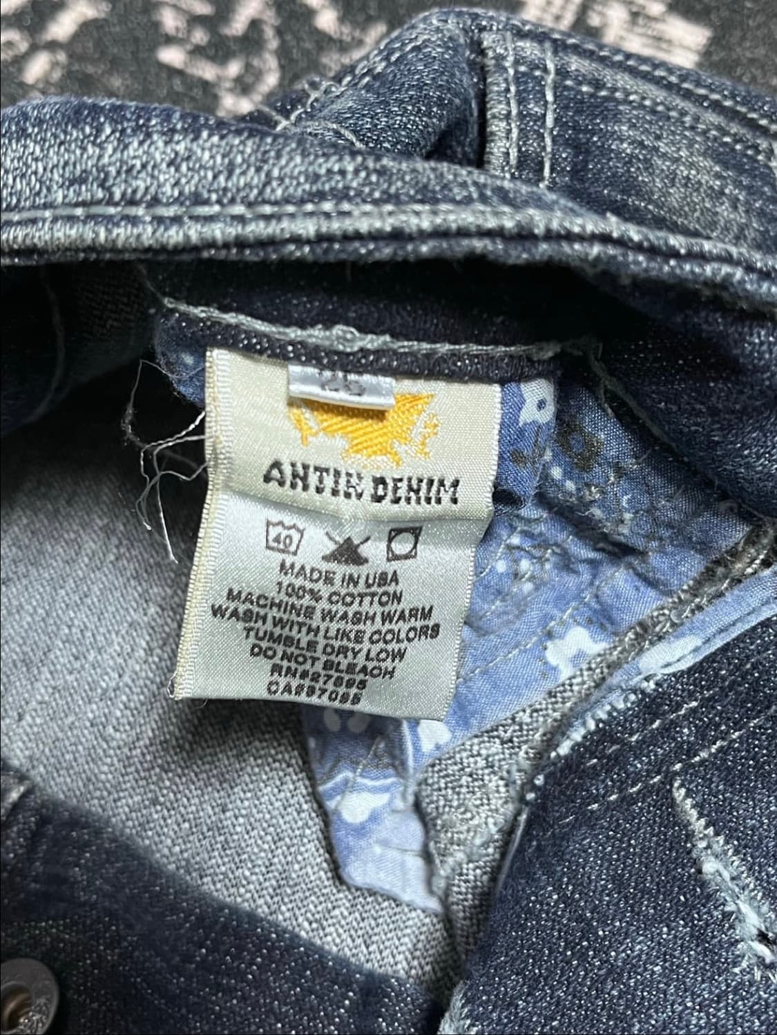 pinterest 앤틱데님 빈티지 y2k 2000‘s 데님 부츠컷 상품이미지5