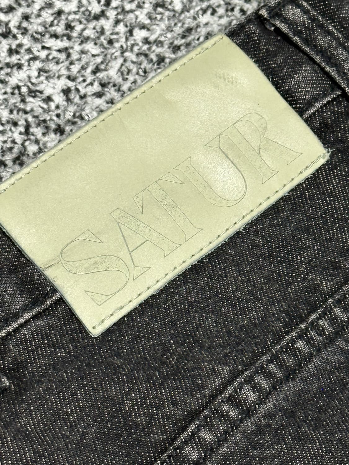 [ 세터 ] / 남성30 / 23년식 흑청 데님 바지 상품이미지7