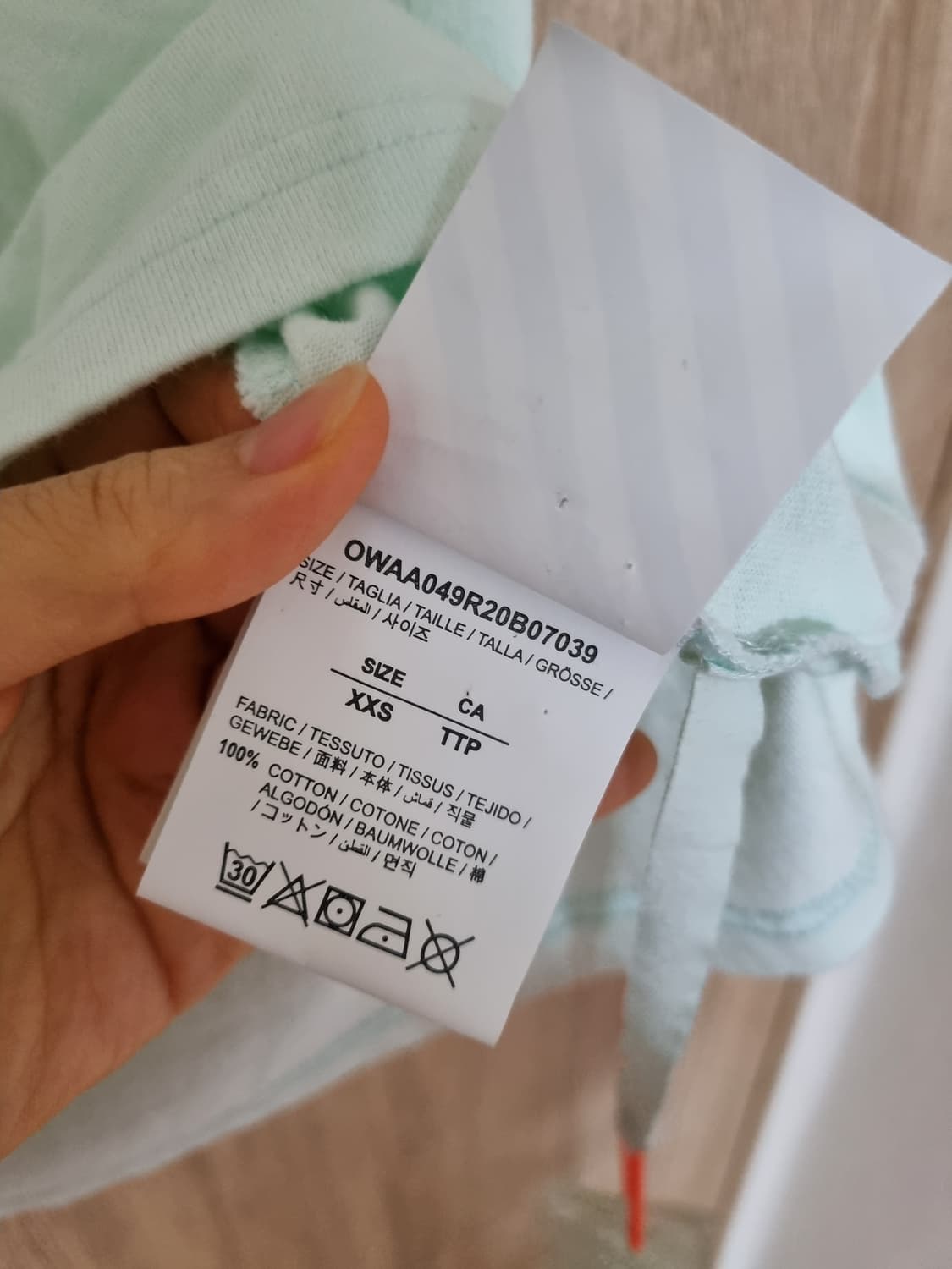 오프화이트 반팔티  상품이미지6