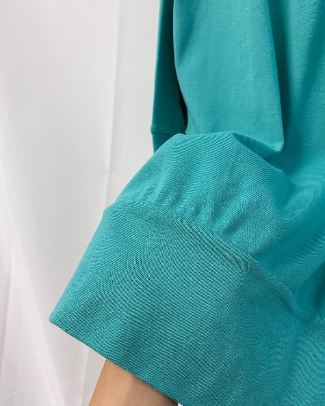 aqua sheila u-neck 3/4 sleeve top 상품이미지7