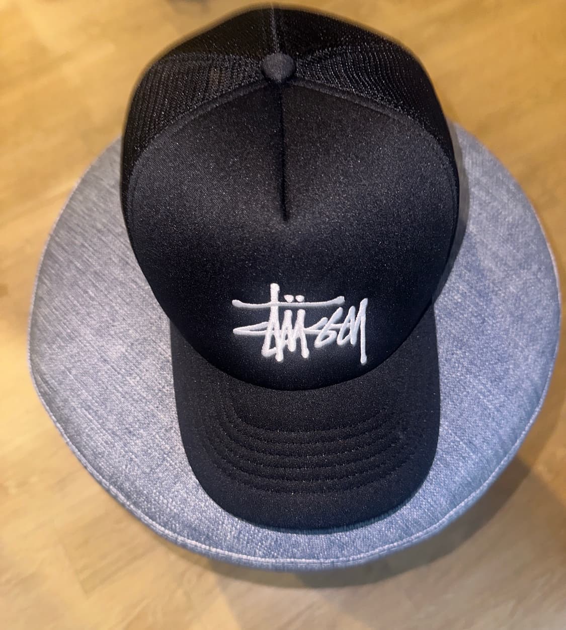 Stussy basic trucker cap black 상품이미지3