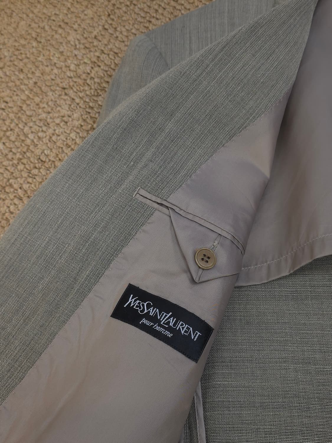 Yves Saint Laurent 썸머 울 자켓 /입생로랑 일본제 정품 상품이미지6