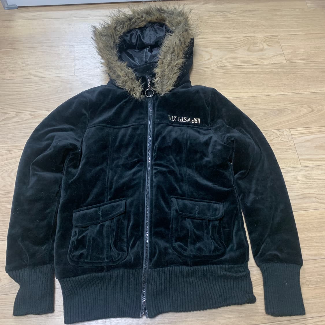 Liz lisa 리즈리사돌 벨루어 후드집업 상품이미지1