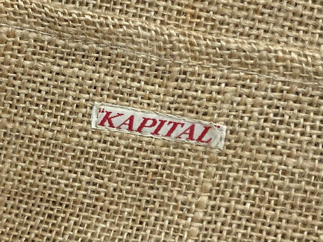 KAPITAL AYE AYE SIR 라탄 숄더백 상품이미지8