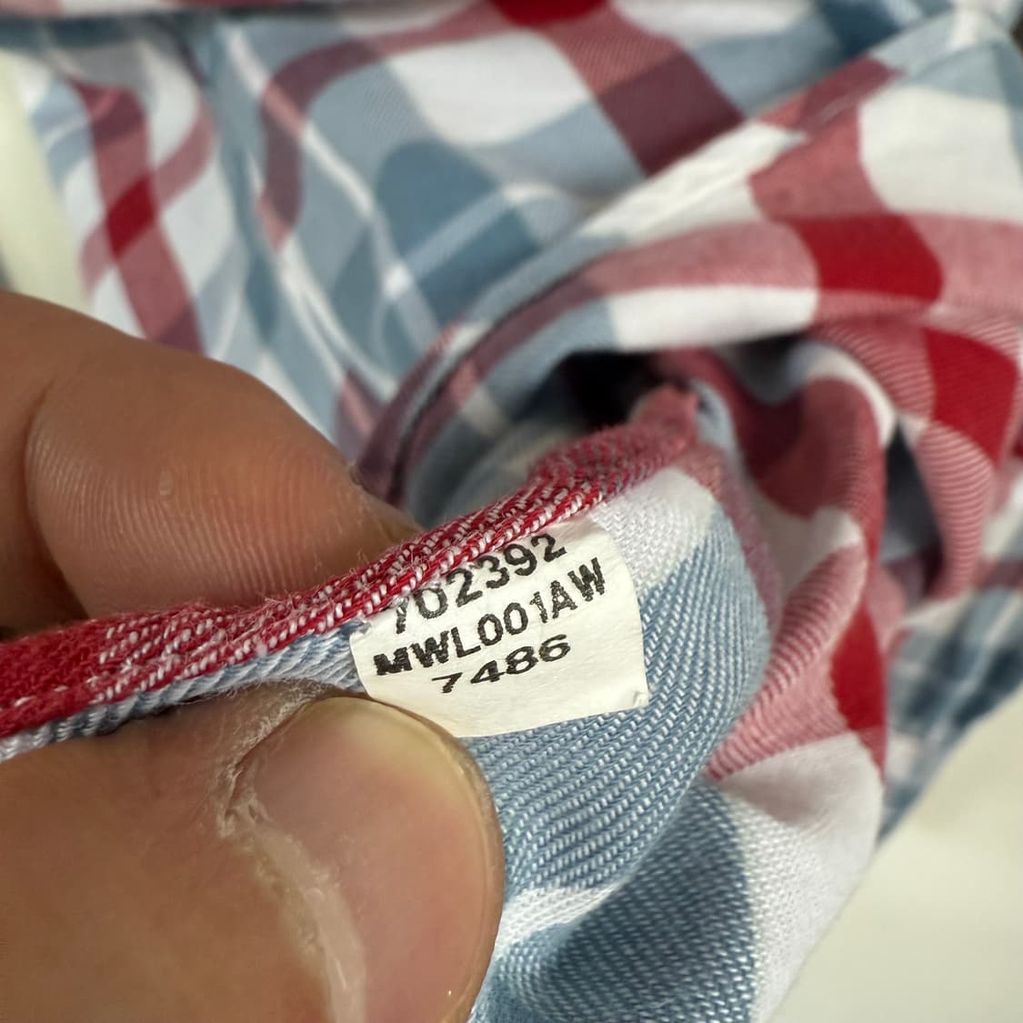 톰브라운 체크 셔츠 상품이미지6