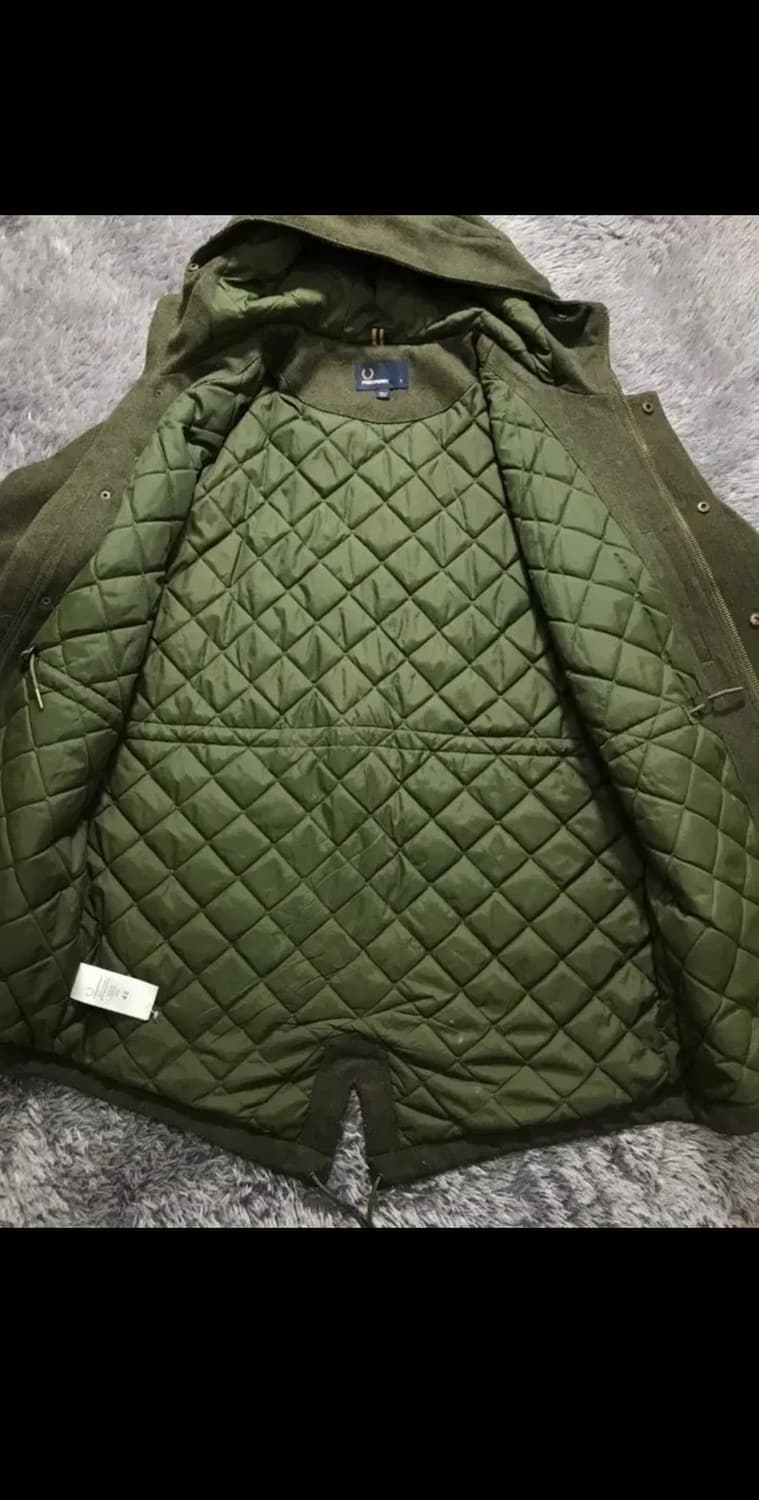 [[L, A급]# 프레드페리(PREDPERRY) 피쉬테일 울 야상 자켓 상품이미지2