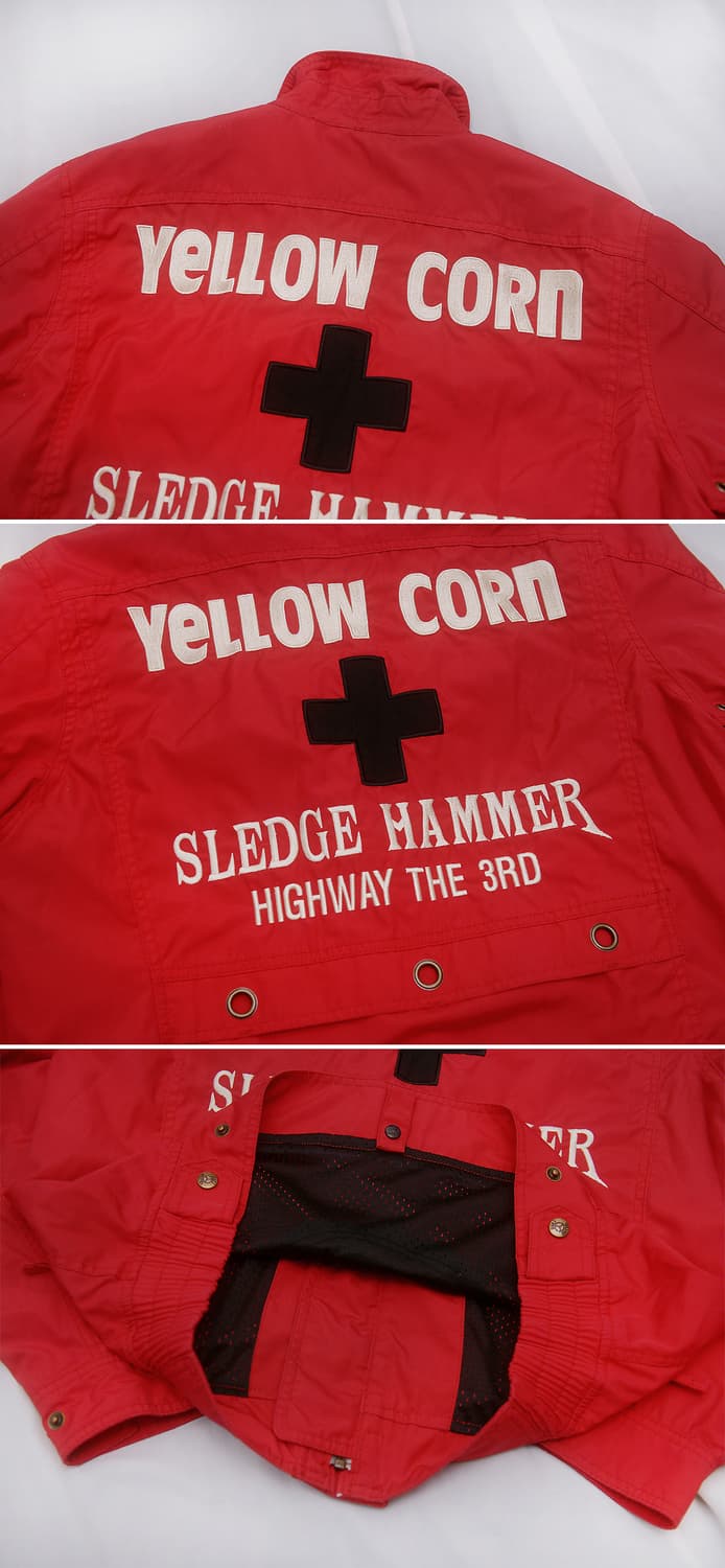 엘로우콘+슬레지 해머 봄.여름용 레이싱 라이더 숏자켓 (L / 100+) 상품이미지5