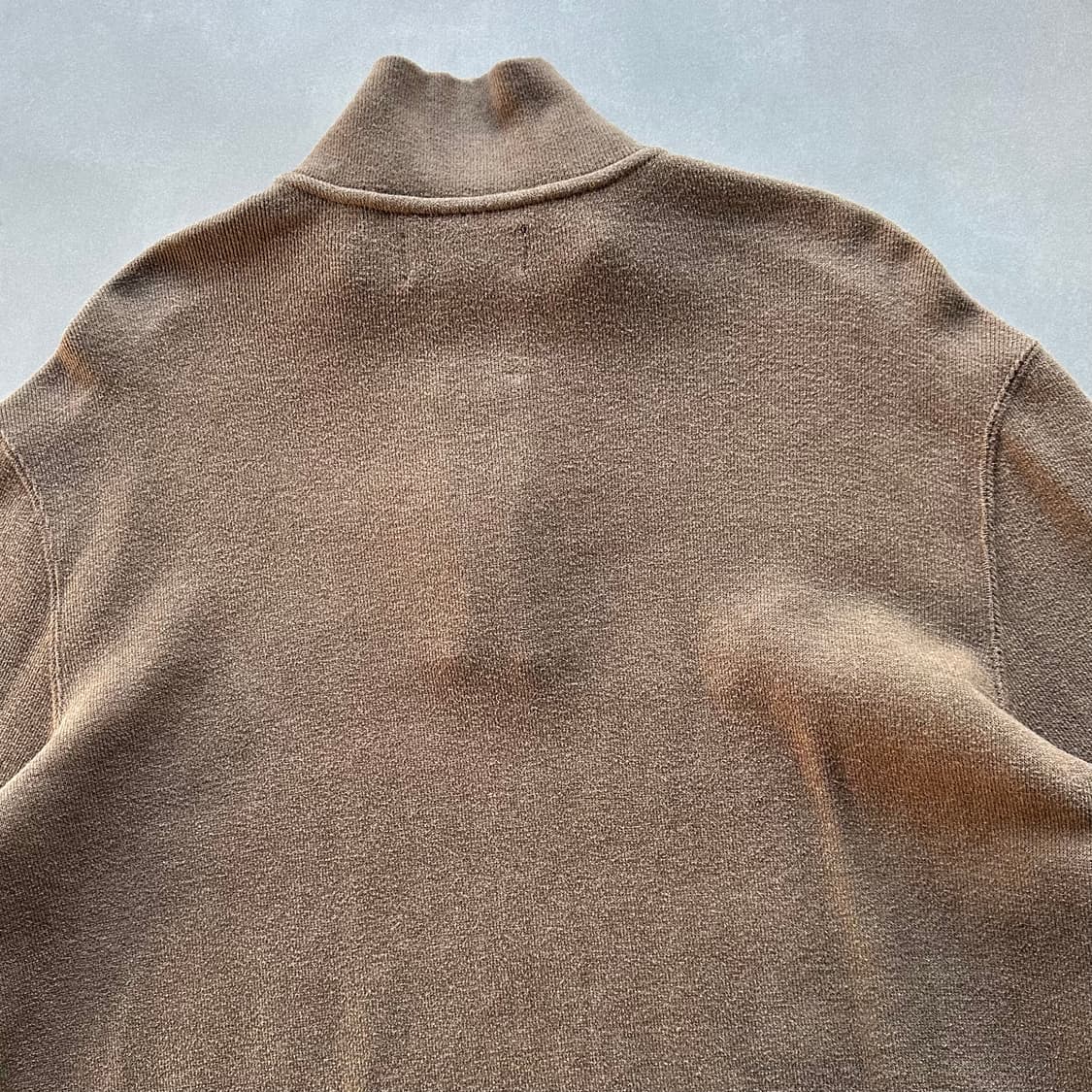 [M]폴로 랄프로렌 브라운 하프집업 코튼 니트 상품이미지6