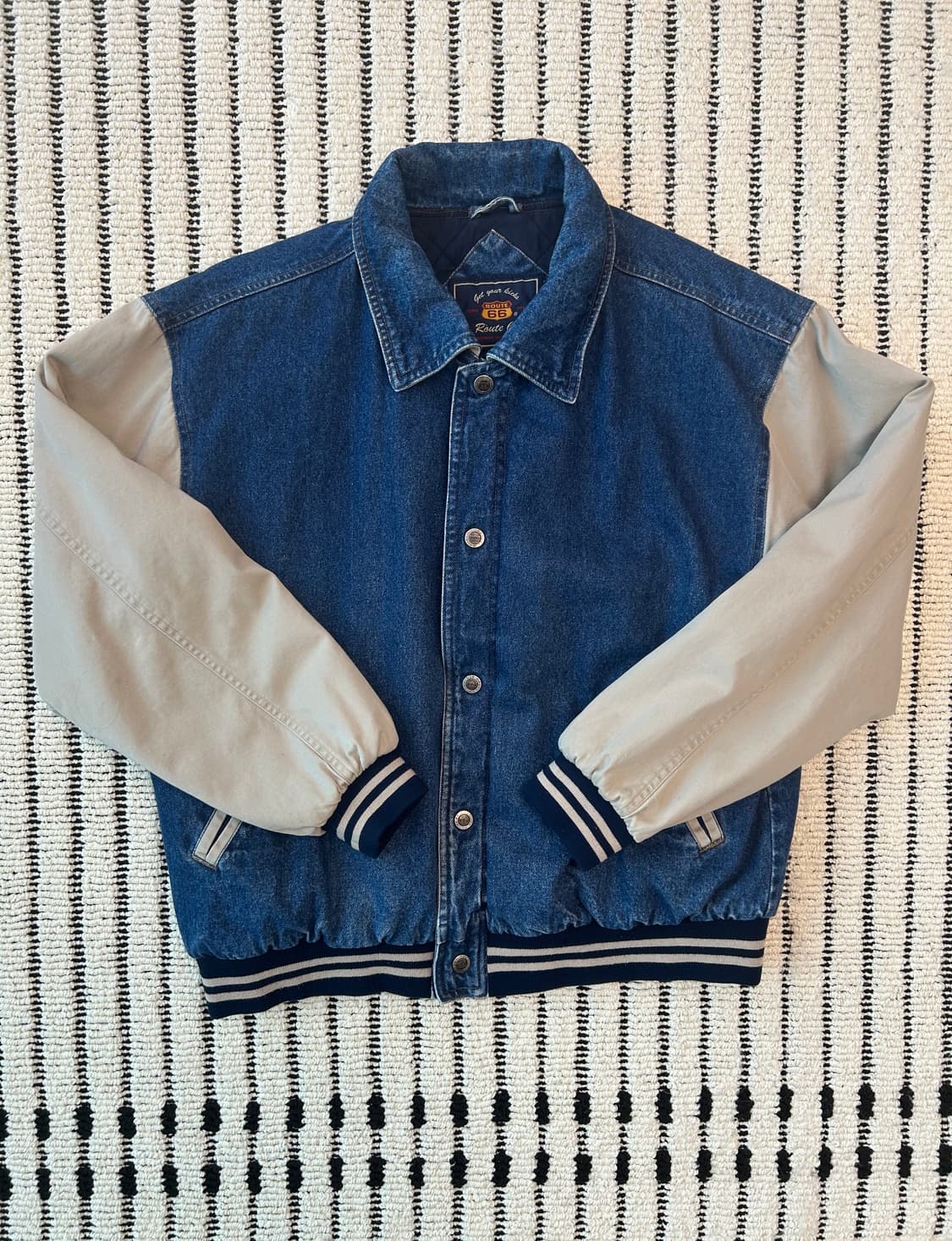 Route 66 데님 바시티 자켓 상품이미지3