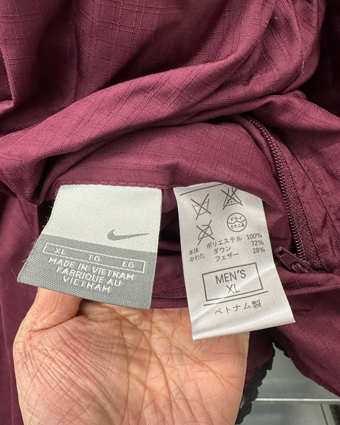 (XL)00'S 나이키 덕다운 양면 패딩-M1635 상품이미지6