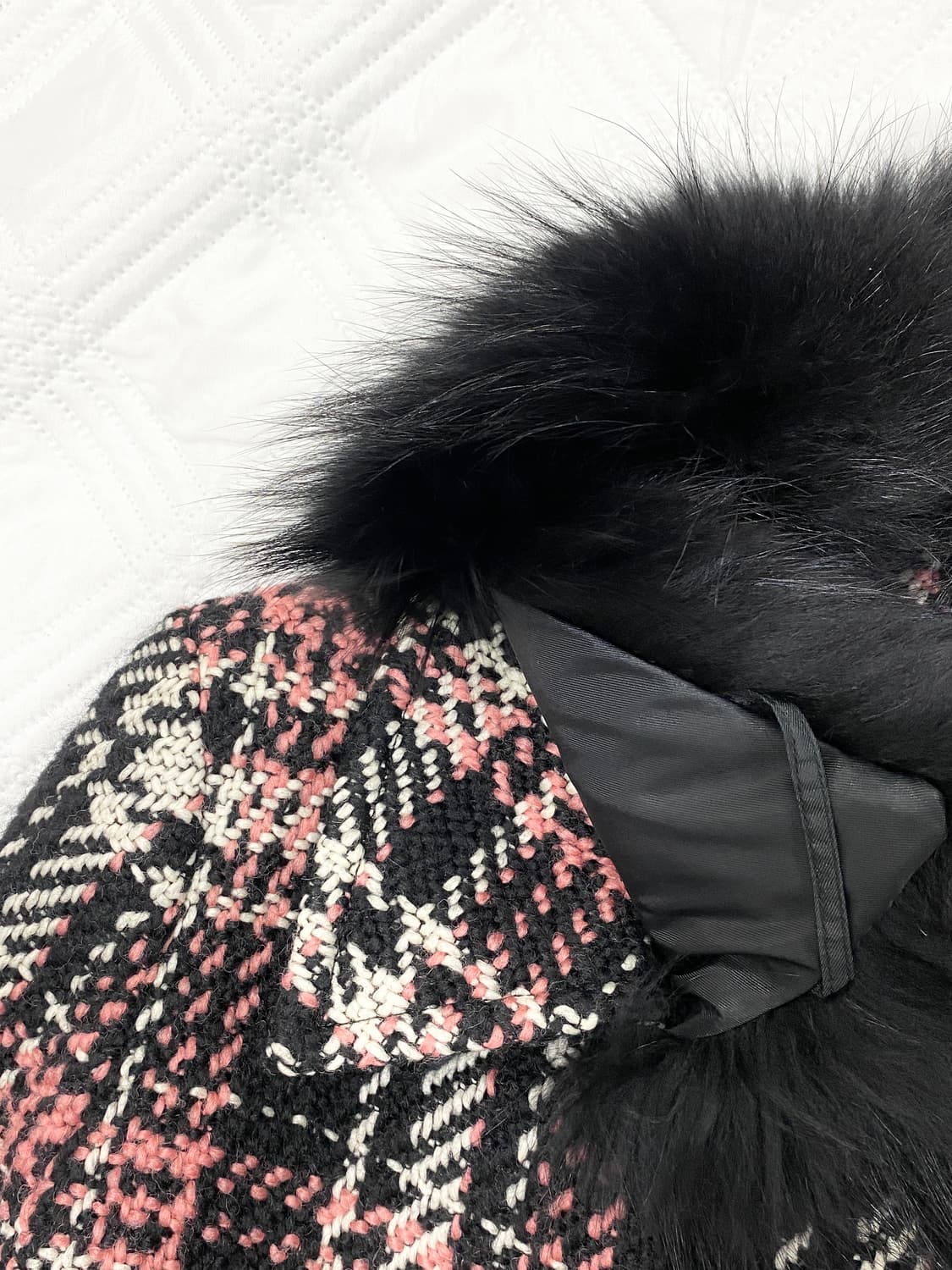 ꒰ঌ 핑키앤다이안 딸기 쿠앤크 퍼 코트 🍓🍫 ໒꒱ 상품이미지5