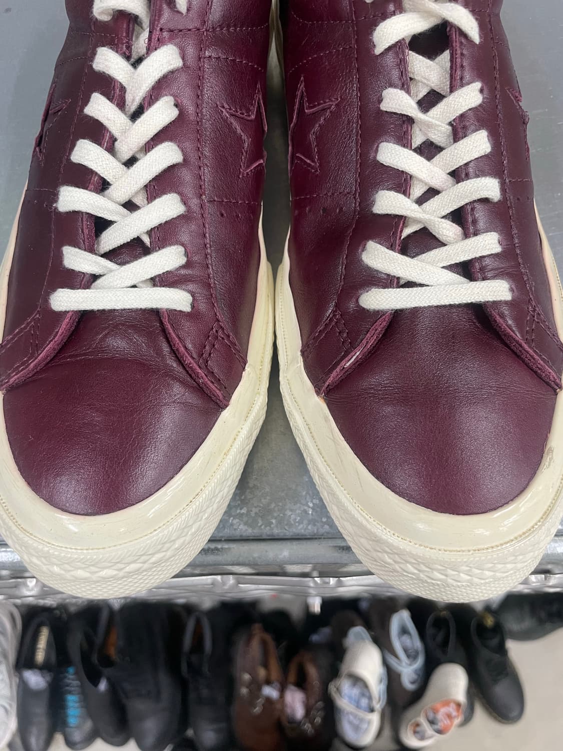 컨버스 원스타 레더 로우 버건디 270 (gr-4280) 상품이미지7