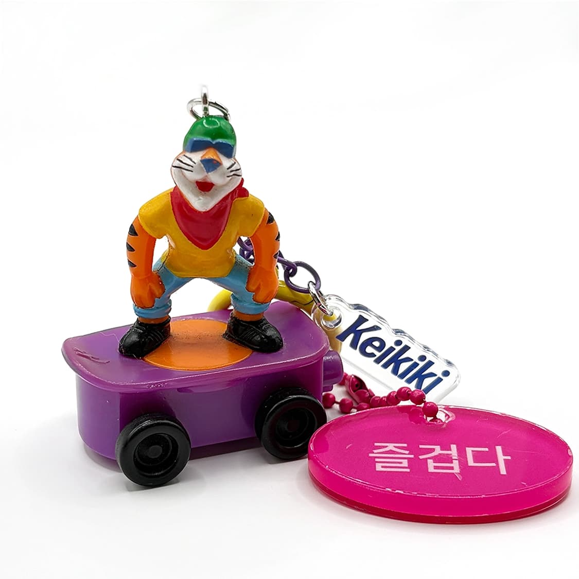 켈로그 스케이트보드를 탄 토니 더 타이거 즐겁다 키링 상품이미지2