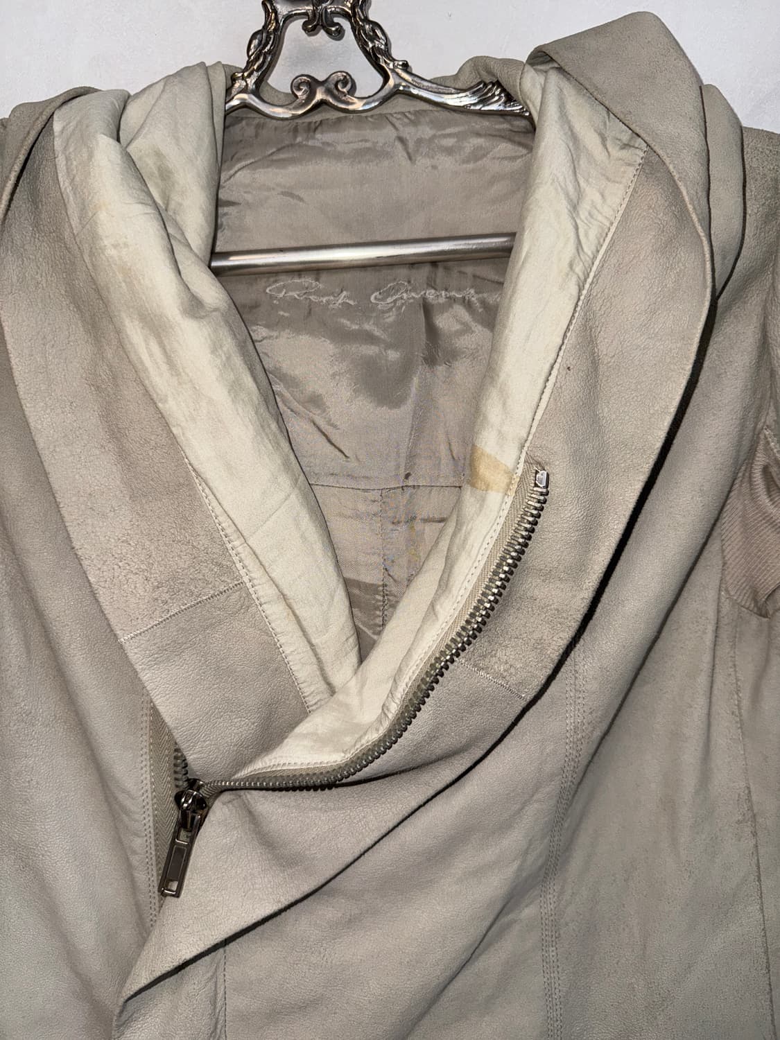 Rick Owens lamb skin draped over hood jk 상품이미지10