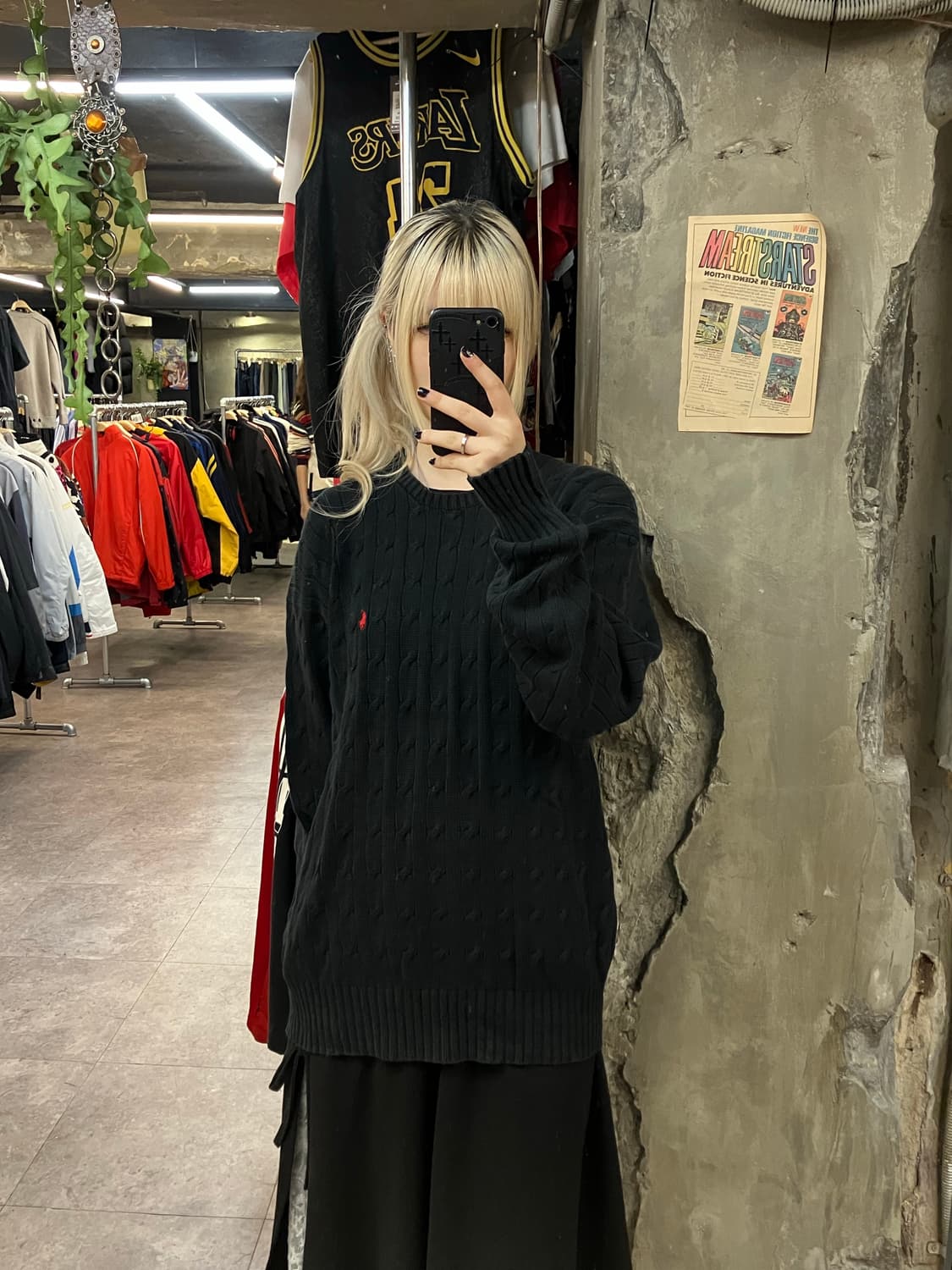 폴로 랄프로렌 꽈배기 니트 블랙 100   #csz1898 상품이미지2