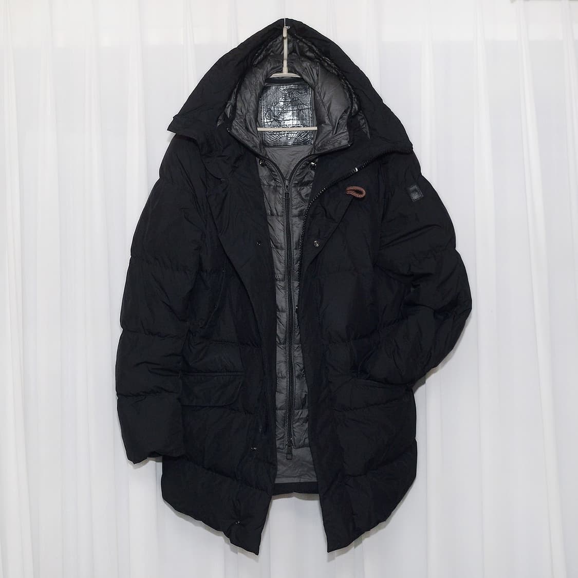 몬테꼬레 디테처블 더블 후드 구스다운 패딩 (50 / 100+) 상품이미지1