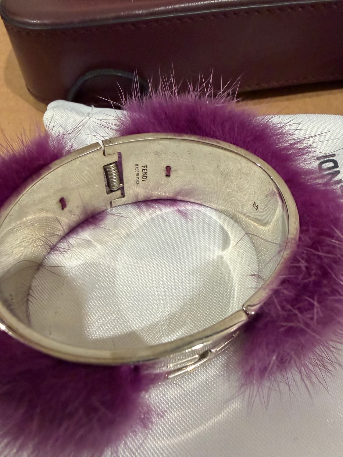 FENDI 펜디 퍼플 밍크팔찌.FF벨트  상품이미지2