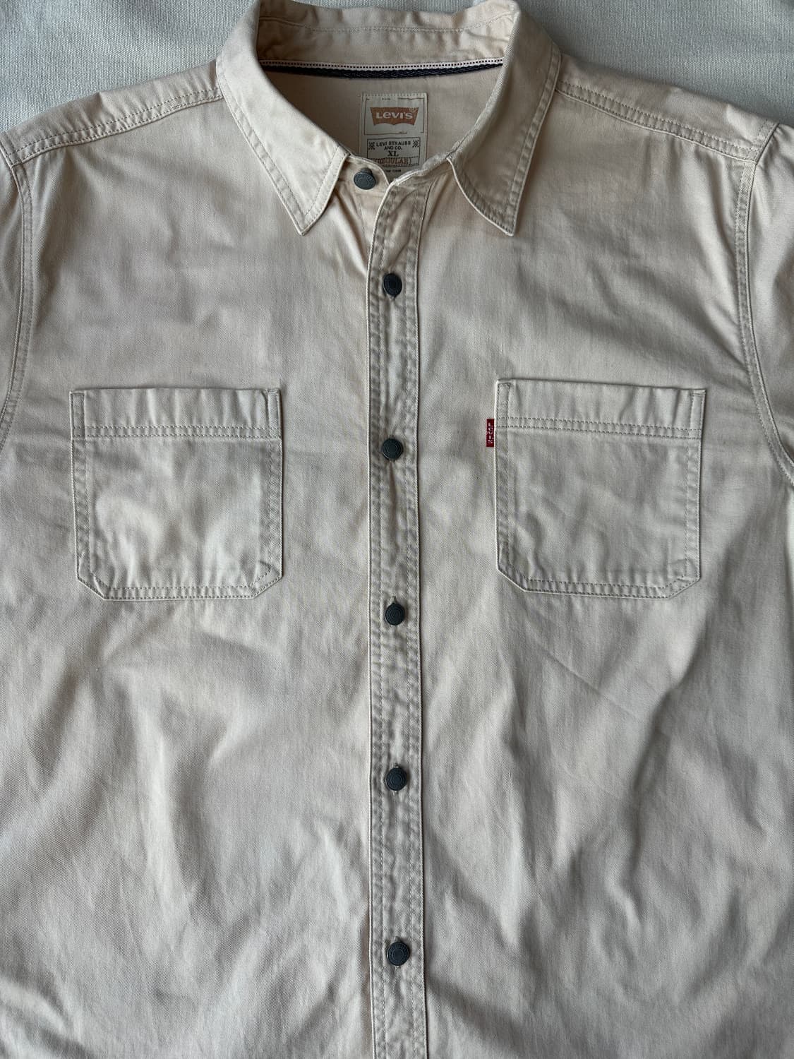 리바이스 데님 워크셔츠 아이보리 XL 상품이미지3
