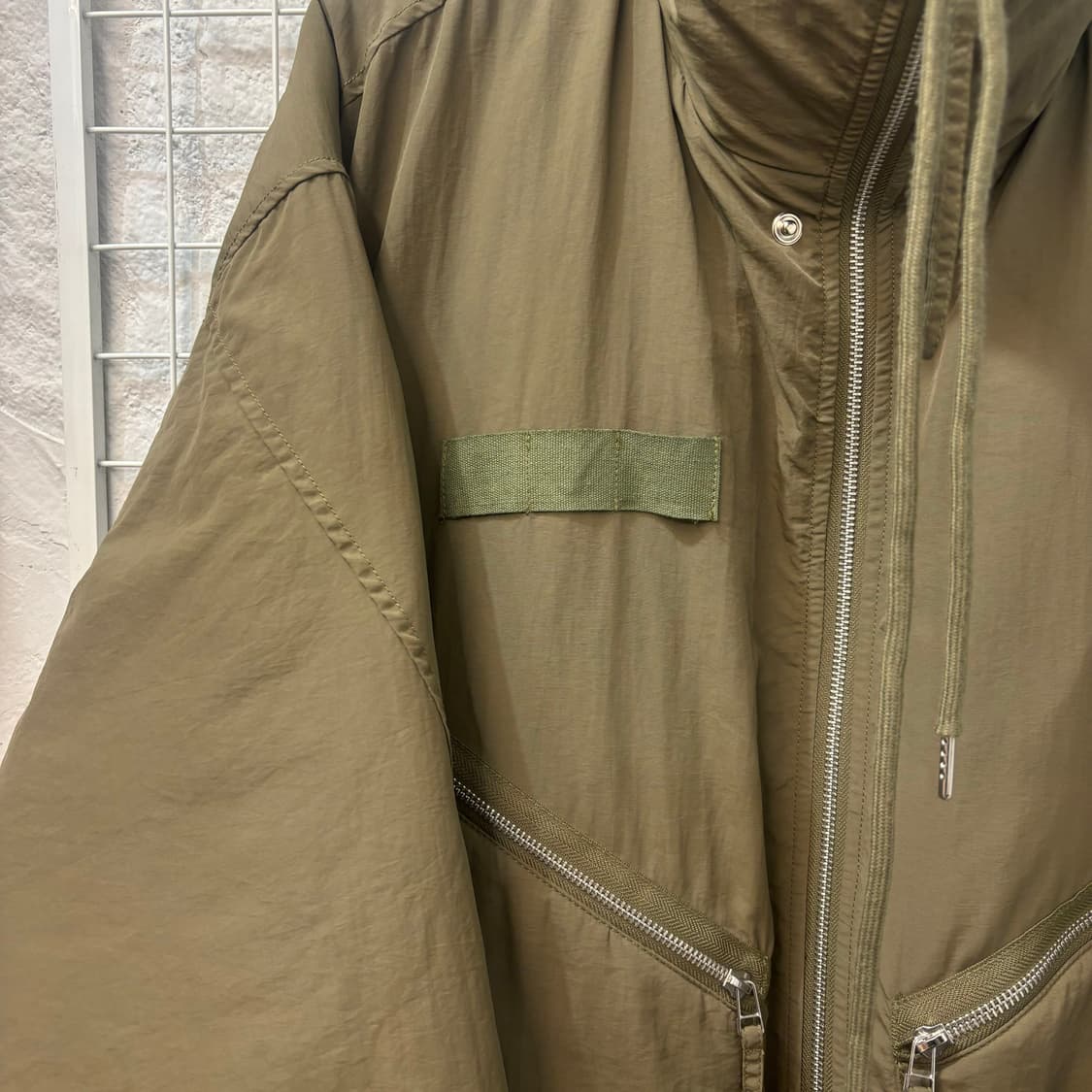 키뮤어 카키 페디드 MA-1 자켓 XL 상품이미지5