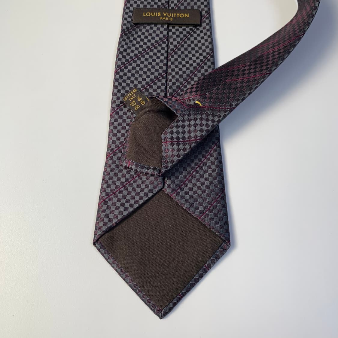 루이비통 스몰다메이 100실크 이태리 최상급 A+ 명품넥타이 9.2cm 상품이미지6