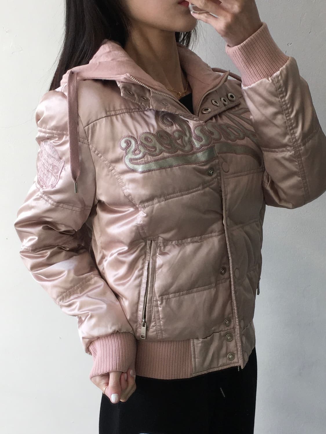 MLB 글로시 후드 야구점퍼 상품이미지2