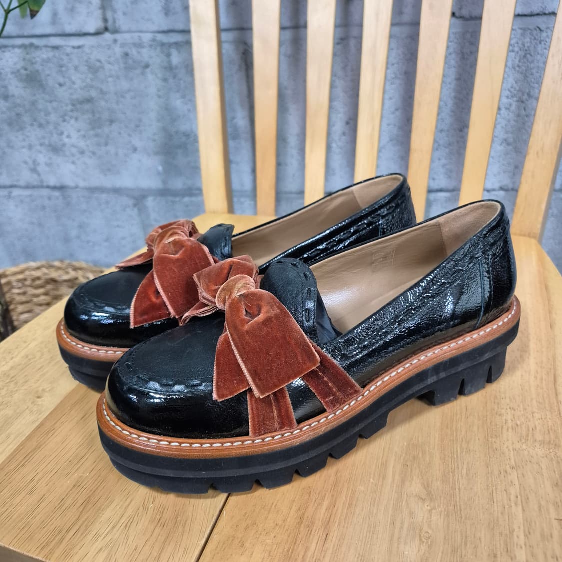 소니아리키엘 sonia rykiel 리본슈즈 38 하구미룩/모리룩 상품이미지2