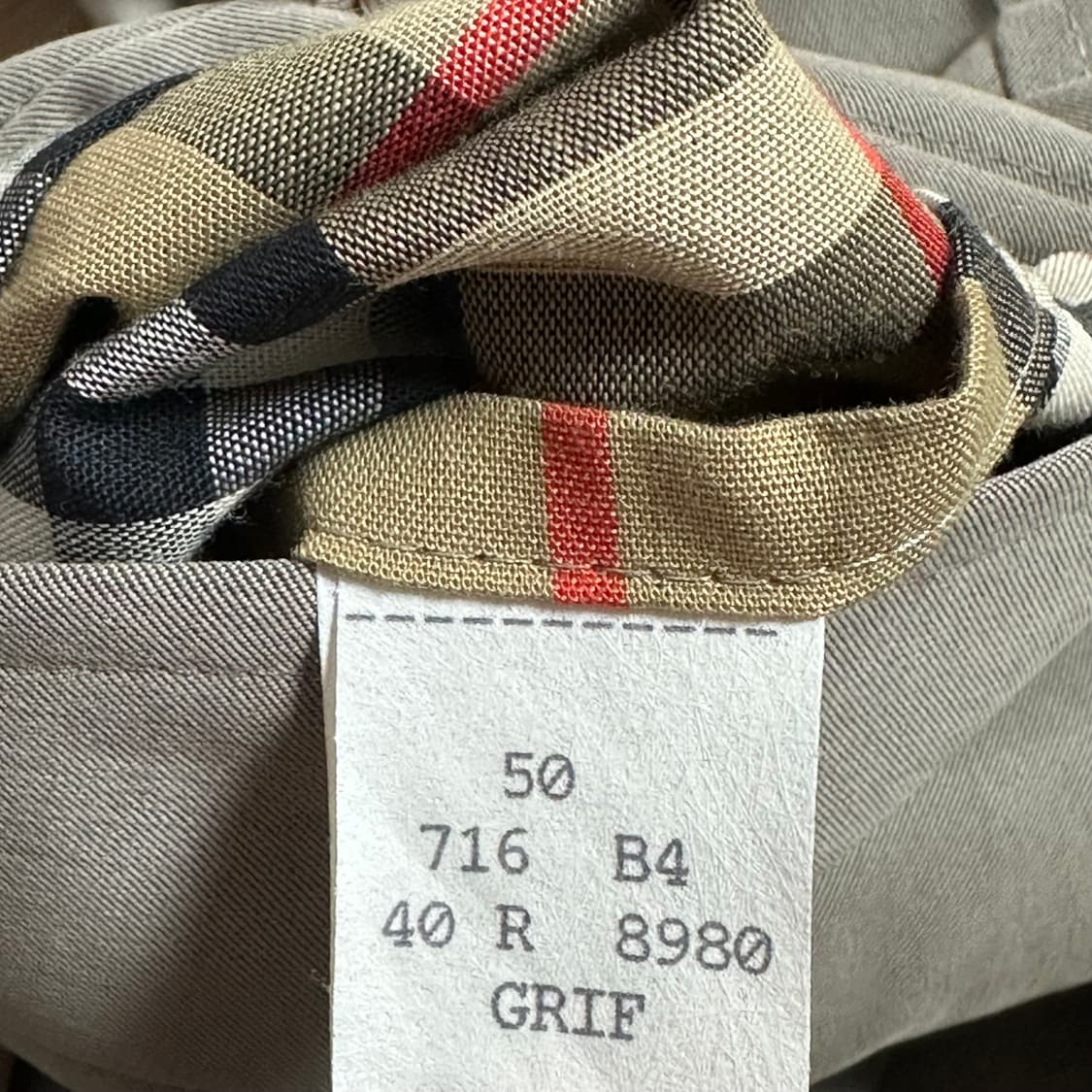 올드 버버리 Burberrys’ 노바체크 트렌치코트 영국제 상품이미지8