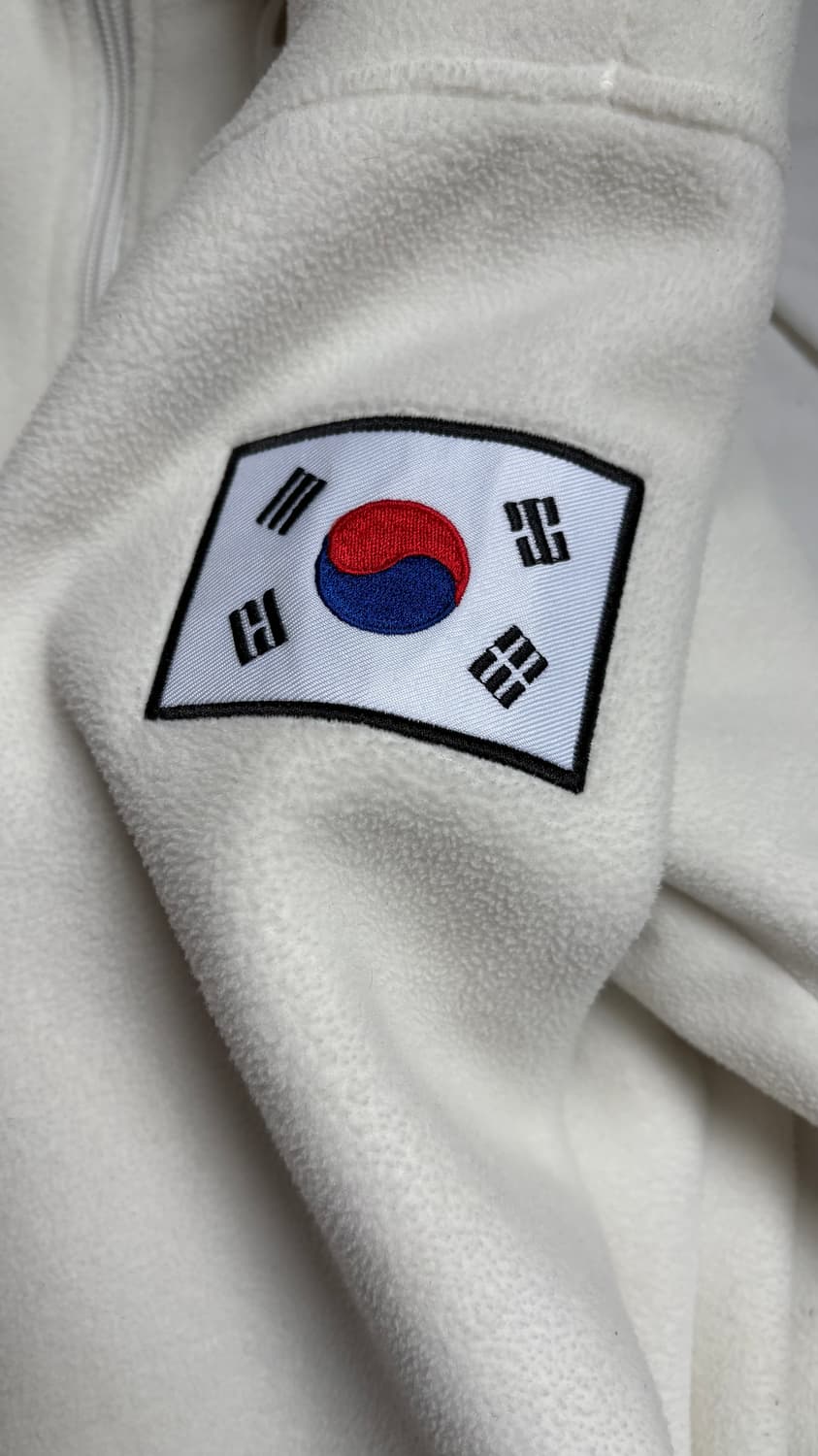 로카 흰색 후리스 상품이미지3