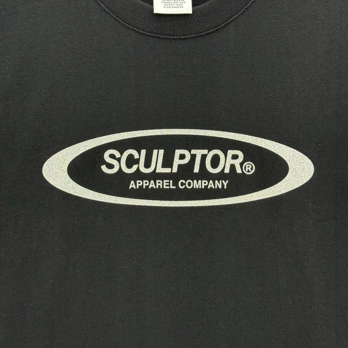 SCULPTOR 스컬프터 블랙 반팔 티셔츠 상품이미지3