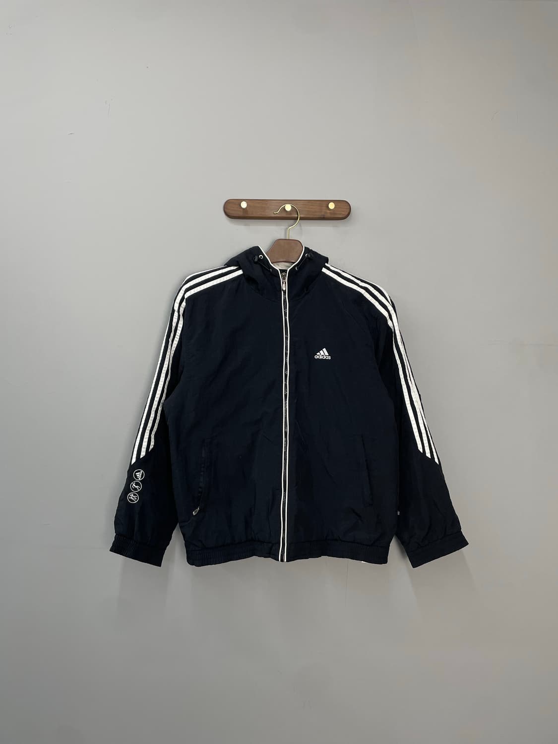 아디다스 올드스쿨 후드 바람막이 자켓 H1654 상품이미지2