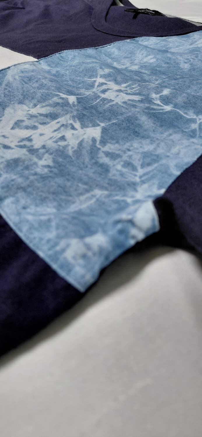 [XL] Sucka 타이다이 배색 유니크 빅사이즈 반팔 티셔츠 상품이미지10