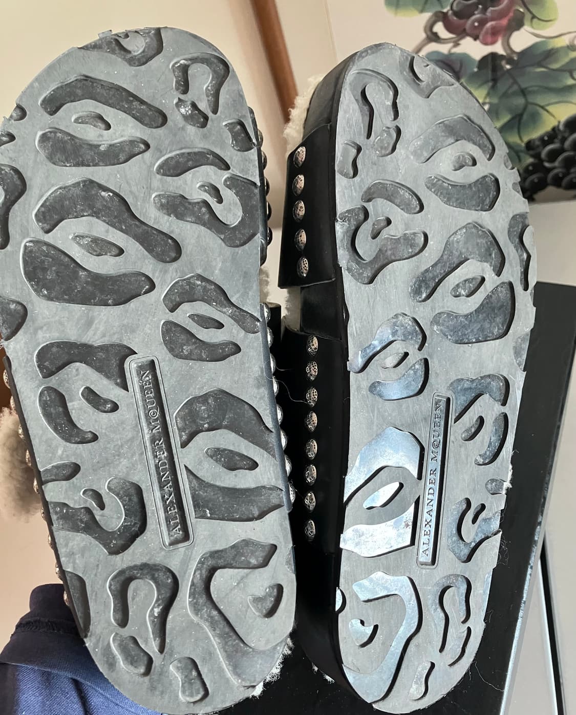 알렉산더 맥퀸 양털 샌들 상품이미지6